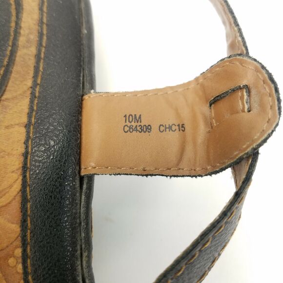 BOC Born Concept Kesia Slingback Strappy Sandals Black Shoes Womens Sz 10 C64306 - Picture 6 of 7